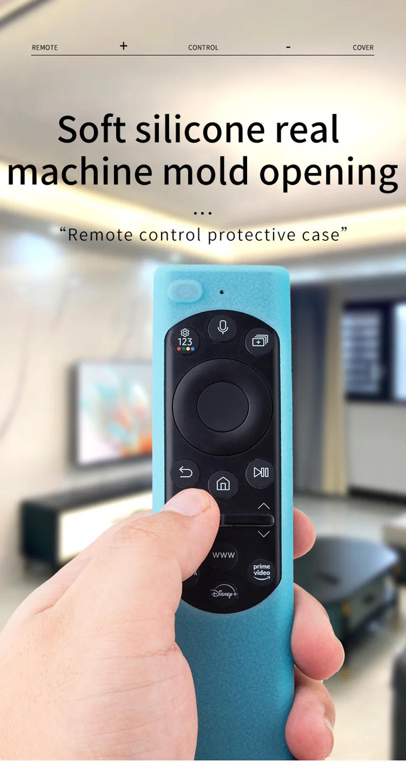 Description Picture 2 of itemSilicone Protective Case For 2022 Samsung Solar Remote Control BN59 BN68 Smart TV Shockproof Cover Sleeve For TM-1990C 2180