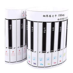 Portable Piano Waterproof Keyboard Instruments Flexible 88 Key Electronic Piano PE Keyboard Practice Card Musical Instruments