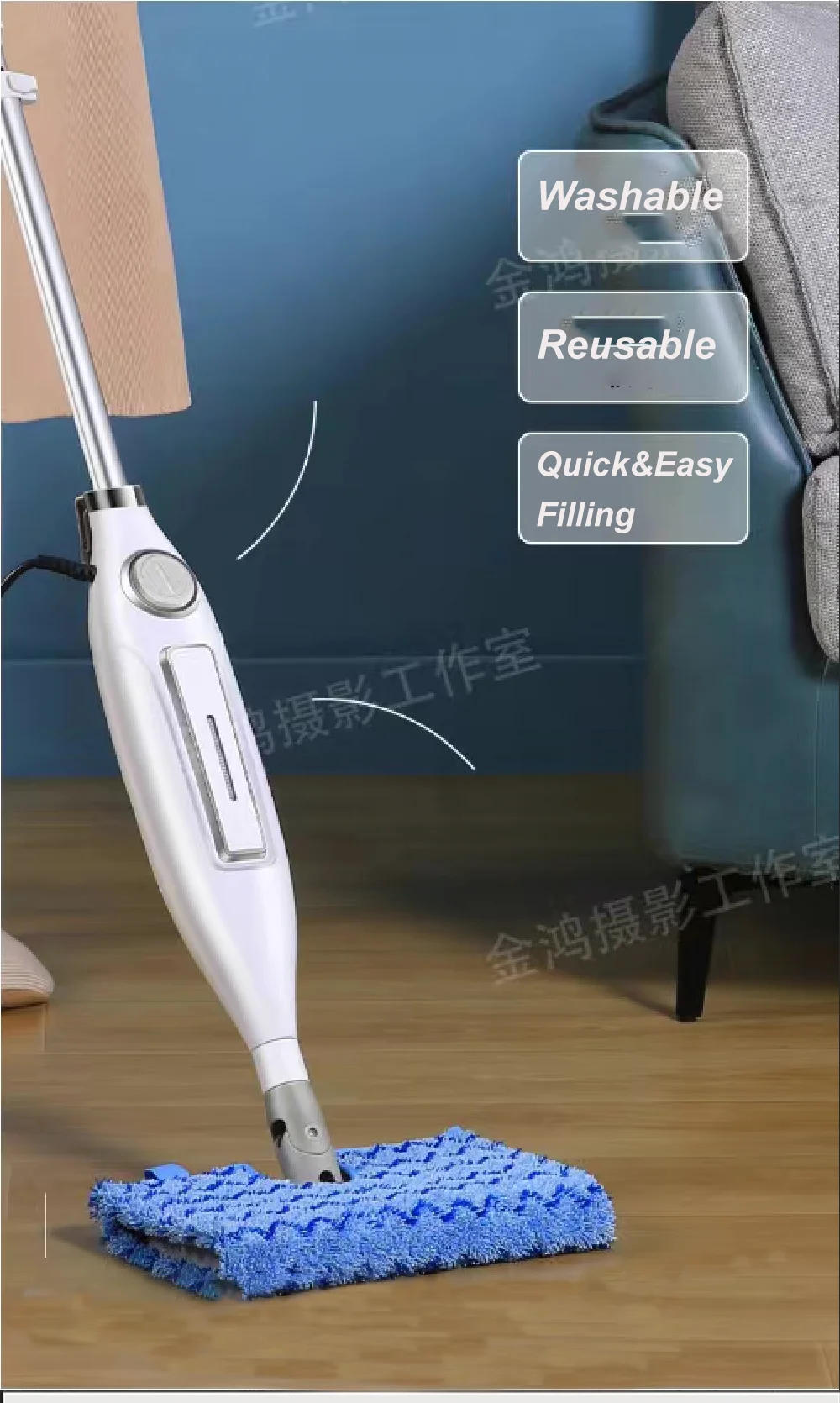Description Picture 5 of item3-in-1 Vacuum, Mop & Self-Cleaning System Wet And Dry Vaccum Cleaner For Wet And Dry Multi-Surface Cleaning With Air Dr