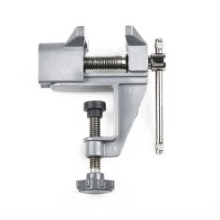 1pc Table Bench Vise Workshop Aluminum Alloy Heavy Duty Hobby Holding Jewelers Mini Silver Supply Swivel Clamp Craft