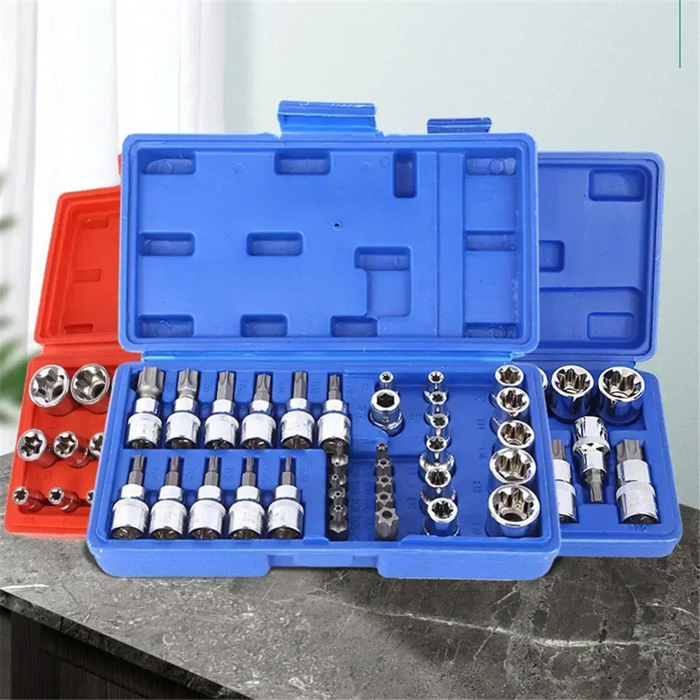 Description Picture 4 of itemE-Security Bits Drive Torque Handheld Tool Torx Star Sockets & Bit Set Star Socket Automotive Repair Combination Set
