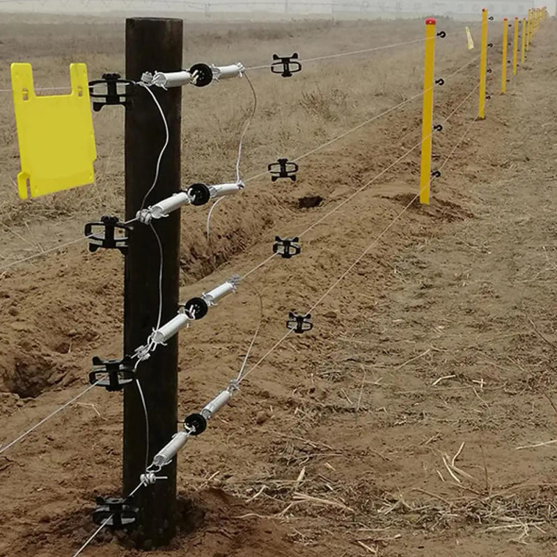 Description Picture 3 of item50Pcs Electric Fence Offset Ring Insulator Wood Post Fencing Screw Timber Tape Wire Insulators Safe Garden Buildings Accessory