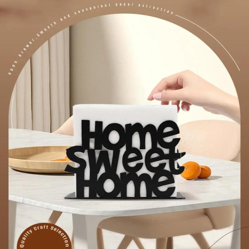 Description Picture 4 of itemNapkin Holder for Paper Napkins Large Iron Napkin Holders for Table Farmhouse Napkin Dispenser