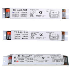 T8 2x18/30/58W Compact Electronic Ballast Instant Start Tube Desk Lights Fluorescent Ballasts for Home Office Supplies