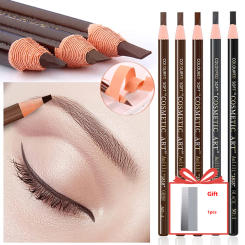 Eyebrow Pencil Waterproof Eyebrow Enhancers Long Lasting Brow Cosmetics Professional Makeup Brow Lift Feather Eyebrow Pencil