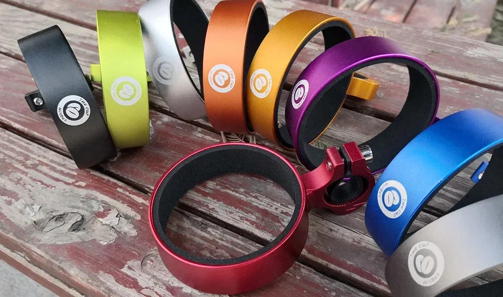 Description Picture 2 of itemNew Bicycle Coffee Cup Holder/Milk Tea Cup Holder/Aluminum Water Bottle Holder/Beer Holder with Matte Finish