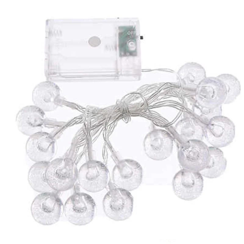Description Picture 6 of item3M LED Light Crystal Ball Outdoor Garden Camping Light String 20 LED Lights Waterproof Garland Light Ramadan Decorations