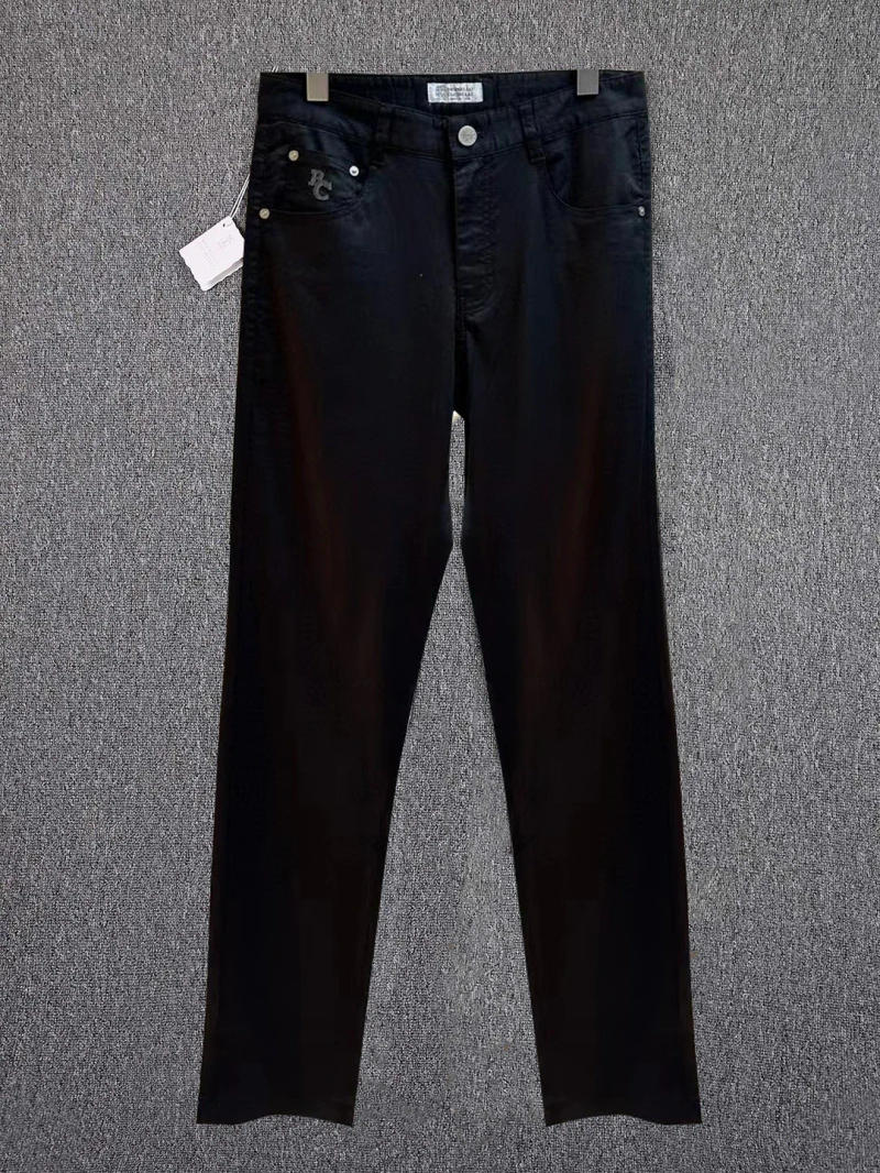 Description Picture 3 of itemZEMKY Casual Pants Cotton Men 2024 Spring Summer new Elastic Fashion Size 29-42 Small Straight Leg pants Customized Leather