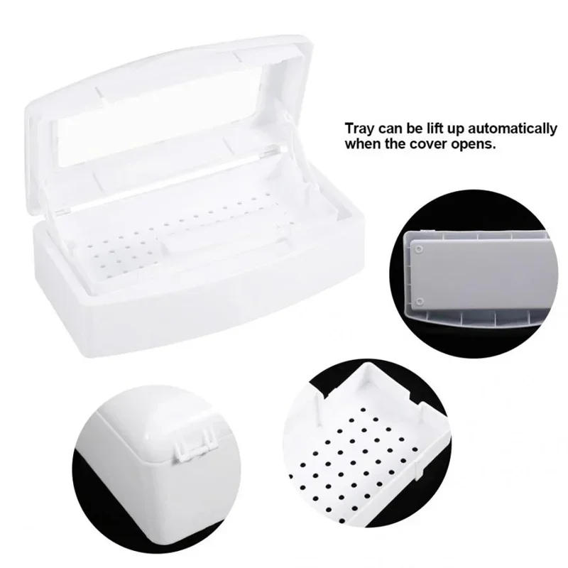Description Picture 3 of itemNail Art Tools Sterilizer Tray, Disinfection Pedicure Manicure Tools Box, Salon Tools