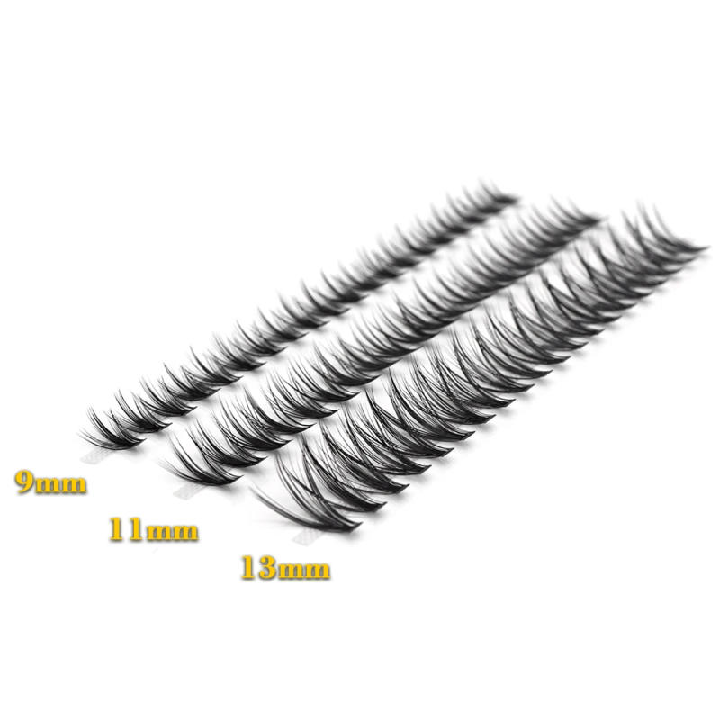 Description Picture 4 of item60 Bundles MIX Length Natural Eyelash Extension Volume Faux Mink Eyelashes Individual 20D Cluster Lashes Makeup Cilia SILK