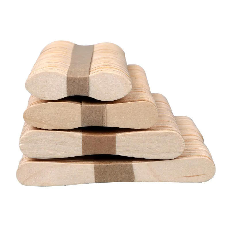 Description Picture 2 of item50/100pcs Ice Cream Wooden Sticks Disposable Popsicle Wooden Sticks Handmade DIY Ice Cream Spoon Hand Craft Art Lolly Cake Stick