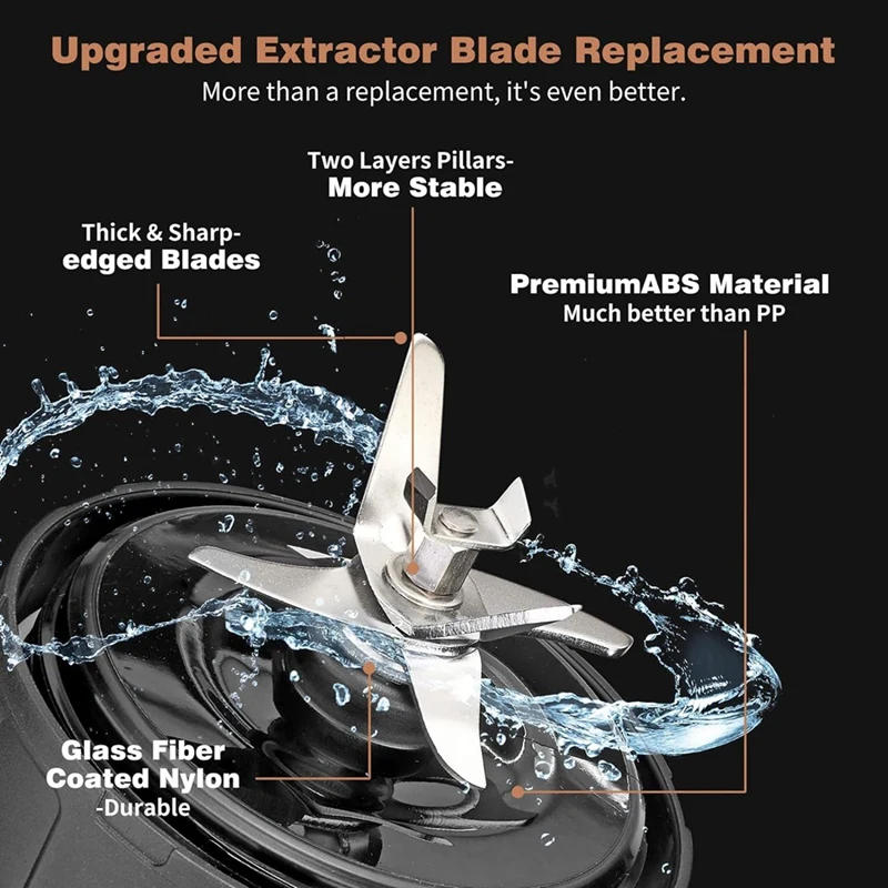 Description Picture 3 of itemSS101 Replacement Blade 7 Fins For Ninja, Blender Replacement Parts For SS100, SS300, SS351, SS400, SS401, CO351B