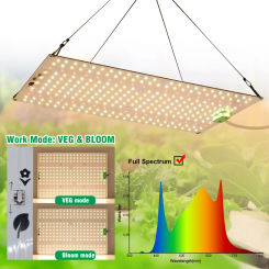 Adjustable Full Spectrum LED Growth Lamp For Greenhouse Hydroponic Plant Growth illumination At Different Stages 110-240V
