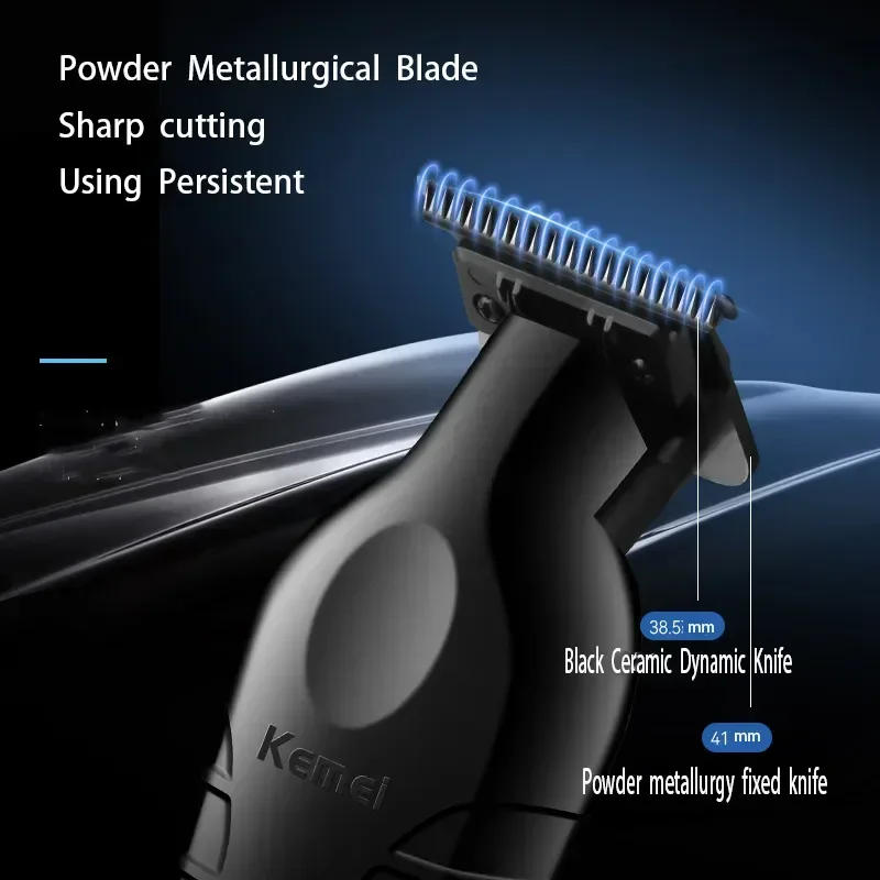 Description Picture 2 of itemOriginal Kemei Professional Electric Barber Men's Hair Clipper Beard Hair Clipper Cordless Barber Rechargeable 0mm