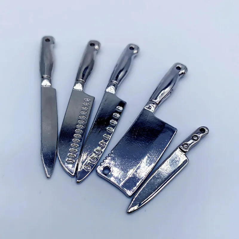 Description Picture 4 of item5pcs 1/12 Mini Cooking Utensils Knives Model Dollhouse Kitchen OB11 Miniature Dollhouse Accessories Home Decor Desk Decoration