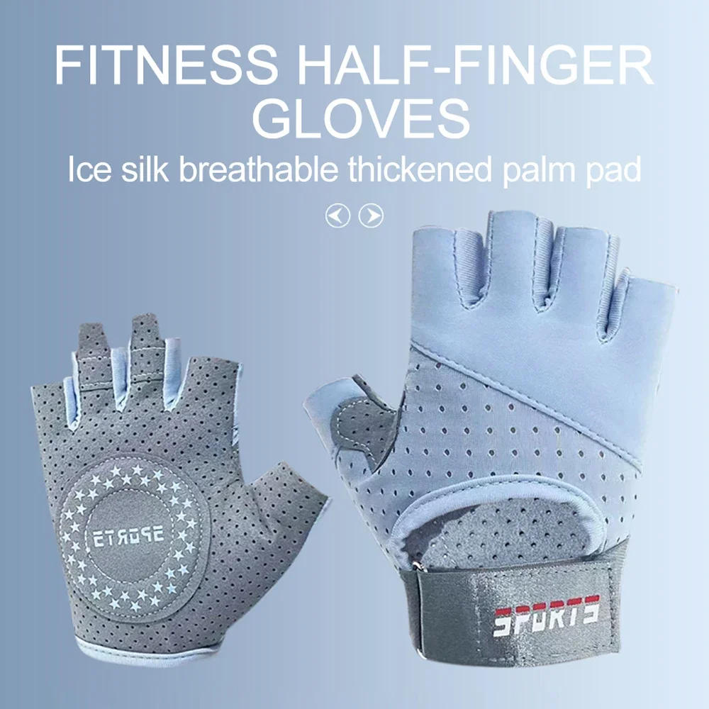 Description Picture 4 of item1 Pair Outdoor Sports Workout Gloves for Men and Women, Exercise Gloves for Weight Lifting, Cycling, Gym, Training, Breathable