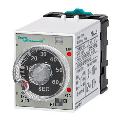 Samwha-Dsp ST3P On Delay Multifunctional Time Relay With Socket AC Power Supply