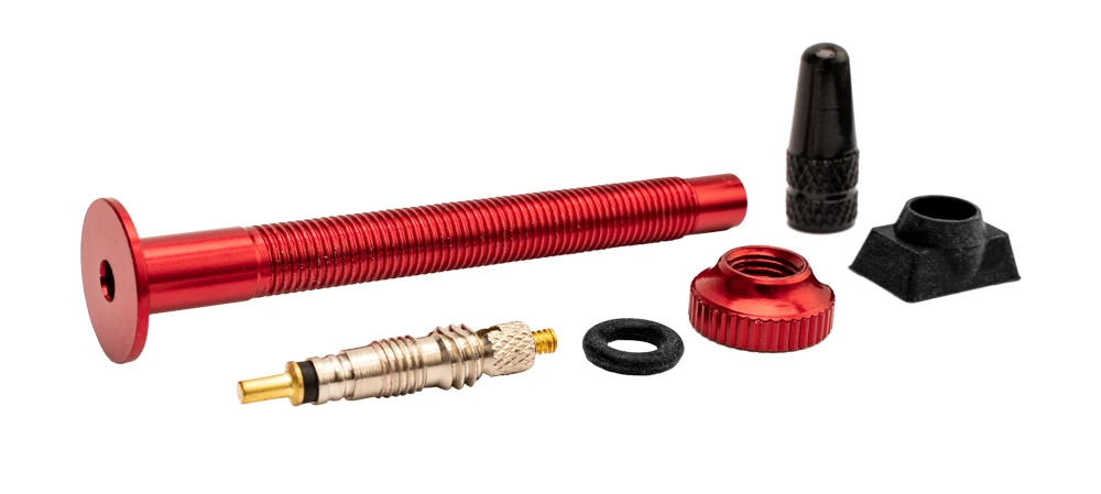 Description Picture 6 of itemVIARON 2PCS Bicycle Tubeless Tire Valve  FV Brass Alloy Core Optional color Stem 40/60mm length Cap & Tool