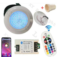 12W RGB LED Pool Light Bluetooth APP Control DC12V Outdoor/Indoor Underwater Light Fountain Landscape Lamp Piscina Luz Spotlight