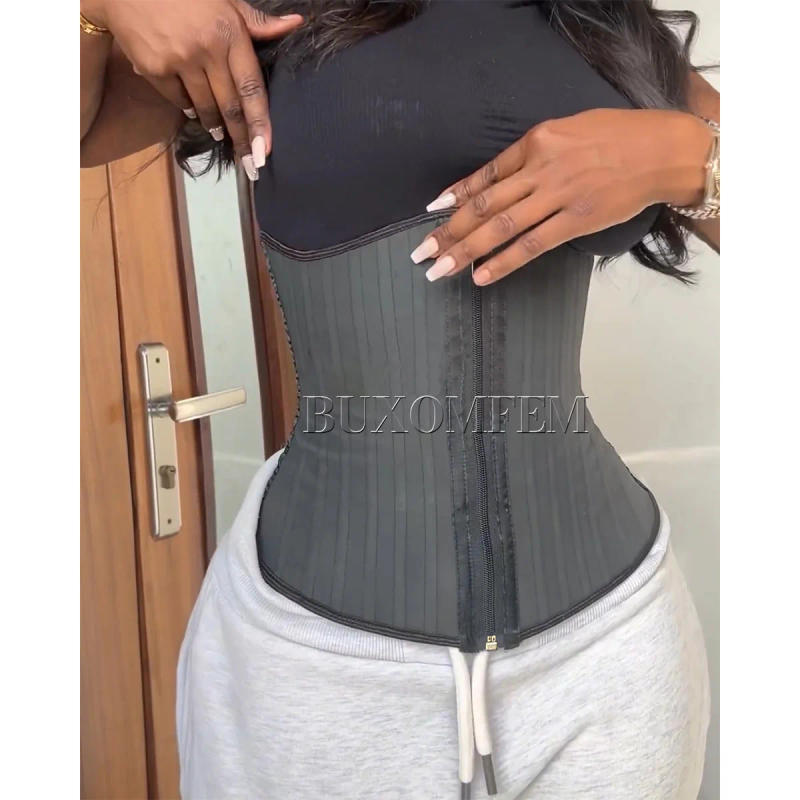 Description Picture 6 of itemTight Stretchy Colombian Waist Cincher Front-Zipper Slim Fit Shaping body Wrap Waist Trainer Tummy Control Girdle Body Shaper