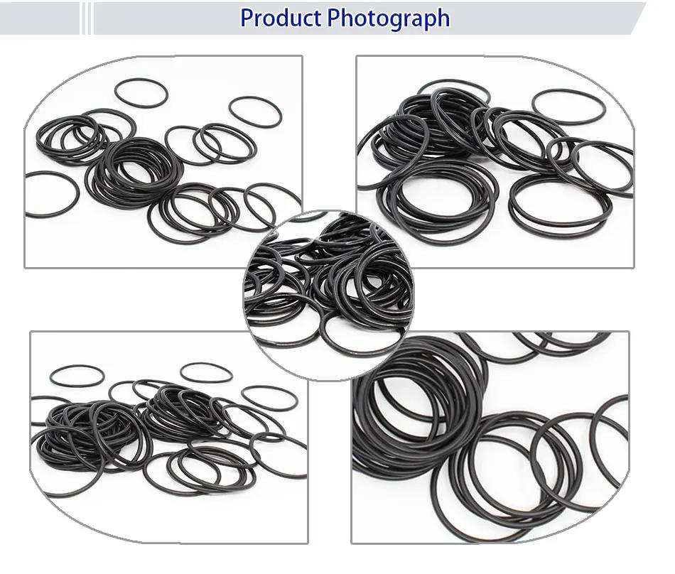 Description Picture 4 of item20 PCS / Lot Nitrile Rubber Black NBR 70A Thickness CS 2.5 OD 21/22/23/24/25/26/27/28/29/30*2.5mm O Ring Gasket Oil Waterproof