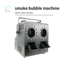LED 2 Ways Smoke Bubble Machine 900W Remote DMX Fog Bubbles Blower For Wedding Party Stage Events