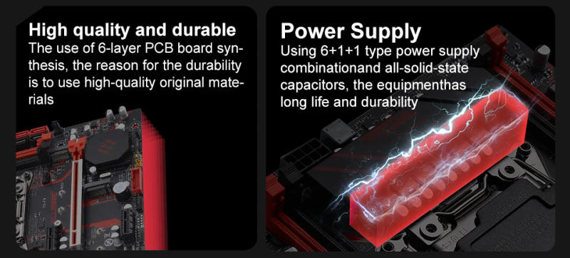 Description Picture 6 of itemKllisre X99 Motherboard with M.2 slot Support Four-channel DDR4 Memory SATA3.0 USB3.0