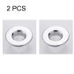 2PCS Sliver
