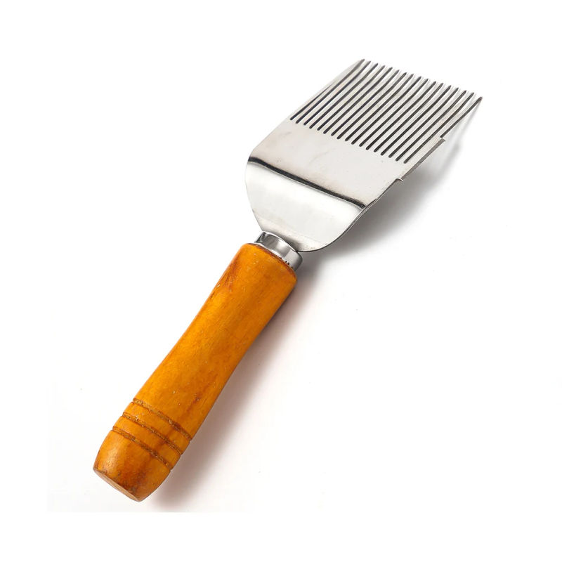 Description Picture 5 of itemBeekeeper Honey Cutter Wooden Handle Comb Honey Pin Needle Honey Knife Cut  Uncapping Forks 17 Root BEE Fork Durable 1PCS