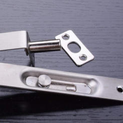 2pcs 4 Inch Stainless Steel Safety  Door Bolt Security Guard Door Latch Sliding Door Lock Bathroom Bolt Dust Proof Hardware