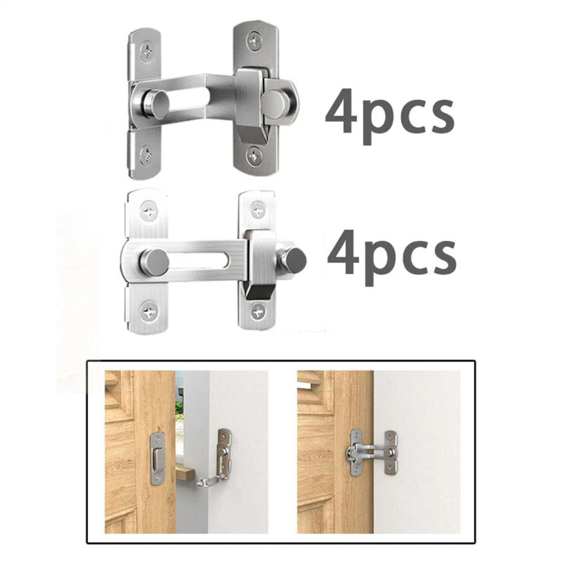 Description Picture 4 of itemBarn Door Lock Door Latch Bedroom Cabinet Warehouses Wardrobe Versatile Office Garage Room Sliding Door Lock Slide Bolt Lock