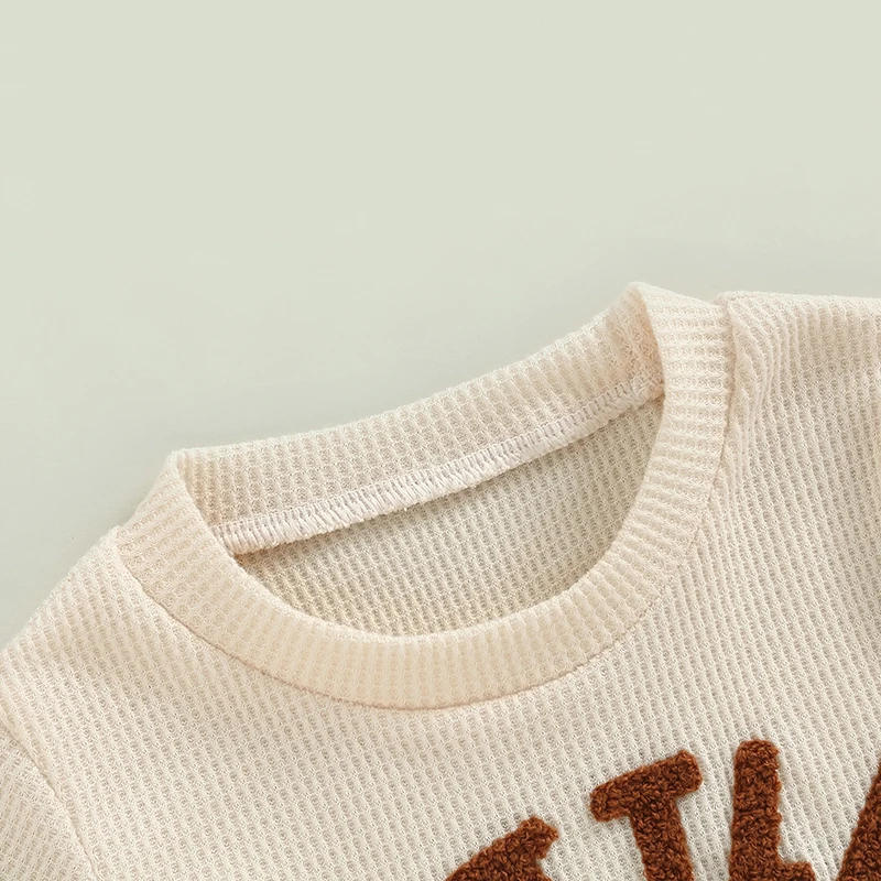 Description Picture 5 of itemBaby Boys Shorts Set Short Sleeve Embroidery Baseball Letters T-shirt with Shorts Summer Outfit