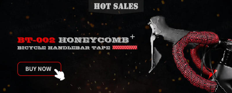 Description Picture 2 of item2Pcs Anti-Slip Handlebar Tape PU Road Bike Shock Absorption Handle Bar Tape With Bar End Plugs For Bicycle Racket Cycling Tools