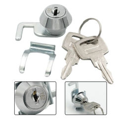 1PCS Cash Drawer Lock Cam Lock With Quick Clip For Cash Drawer Locker Metal Cabinet Flight Box Lock Cashier Cash Box Drawer Lock