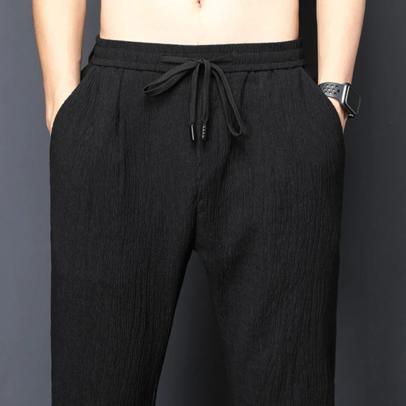 Description Picture 6 of itemMen Elastic Waist Sports Jogging Pants Gym Bodybuilding Workout Fitness Trousers