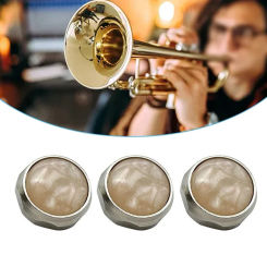 3PCS Trumpet Finger Buttons For Eb Mica Buttons Snap Piston Buckle For Baritone Trumpet Musical Instruments Brass Accessories