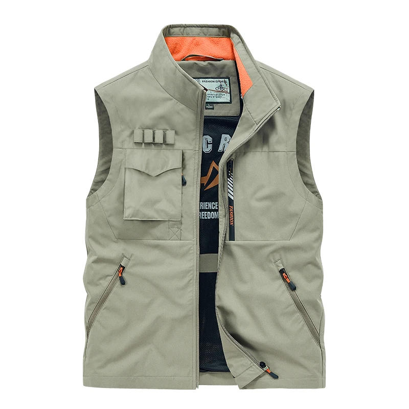 Description Picture 3 of itemSleeveless Jacket Fashion Fishing Vests For Men's Photography Casual Waistcoat 2024 Spring Autumn Outdoors Military Clothing
