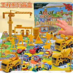 24 Days Christmas Advent Calendar Car Toys Military Engineering Fire Truck Car Toys 2025 Countdown Calendar Gift Box for Kids