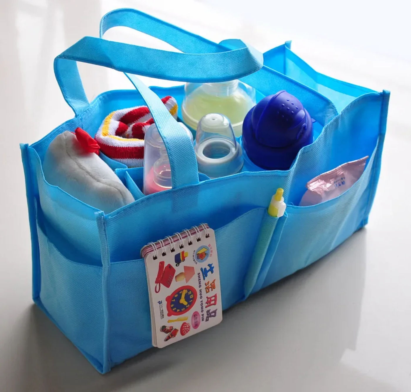 Description Picture 2 of itemPortable Mummy Bag Bottle Storage Multi-Function Separate Bag Nappy Maternity Handbag Large Capacity Baby Tote Diaper Organizer