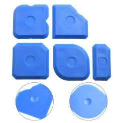 Quick and Easy Silicone Sealant Tool Spreader Finish Kit, 5pcs Caulk Tile Grout Applicator, Simplify Your Sealing Tasks