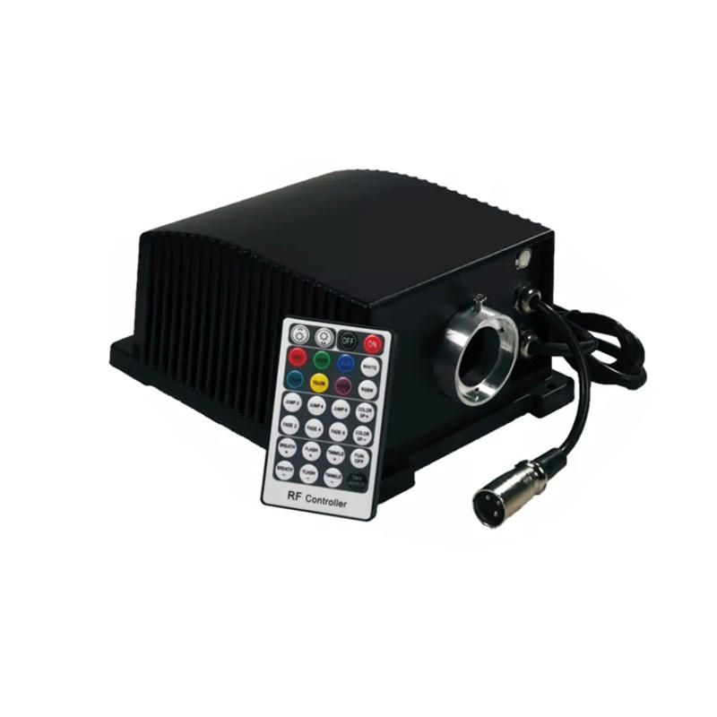 Description Picture 4 of itemLES-4061DMX/WP;IP65 waterproof 20W RGBW LED fiber optic light engine,with DMX512 and 28keys remote