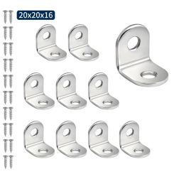 Stainless Steel Corner Bracket L Shaped Applied In Furniture Furniture Construction Or Repair Right Angle Bracket