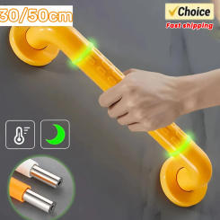 2024 New 30/50cm Non-Slip Safe Bathroom Grip Shower Tub Rail Grab Bar Shower Toilet Handrail Handle Wall Mounted