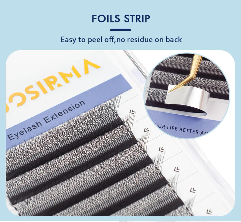 Description Picture 6 of itemANJOSIRMA 3D 4D 5D 6D W Shaped Eyelashes Extension Natural Soft Professional False Eyelashes, Fans Premade Volume , C/D/DD Curl