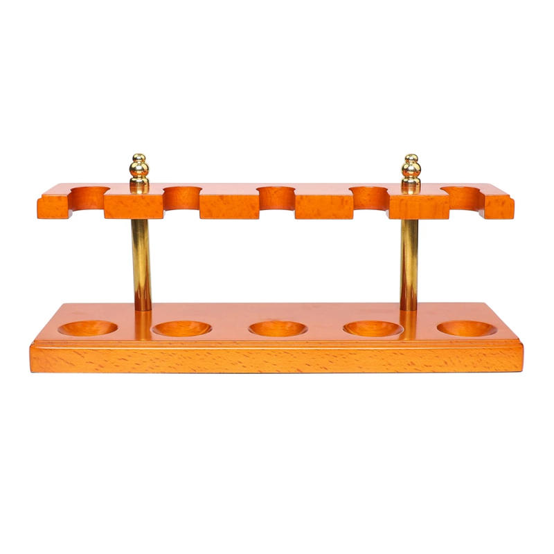 Description Picture 5 of itemTobacco pipe holder, 5 pcs tobacco pipe holder, smoking pipe holder, tea seat decoration, wooden pipe holder, can place cigars