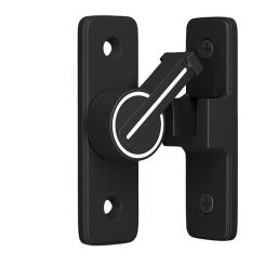 Luminous Gate Latch 90 Degree Right Angle Barn Lock Heavy Duty Safety Door Bolt Latch Lock Zinc Alloy for Bathroom Garage Window
