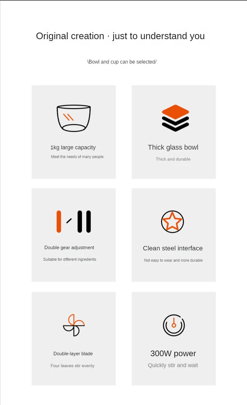 Description Picture 3 of itemMeat grinder household electric small stuffing and shredding vegetables multi-functional meat  kitchen appliance