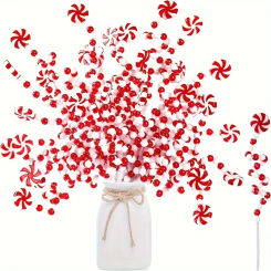 2Pcs Candy Cane Christmas Decoration Bells Lollipop Pendants Tree Xmas Ornaments Noel Party Navidad Decor for Home New Year Gift