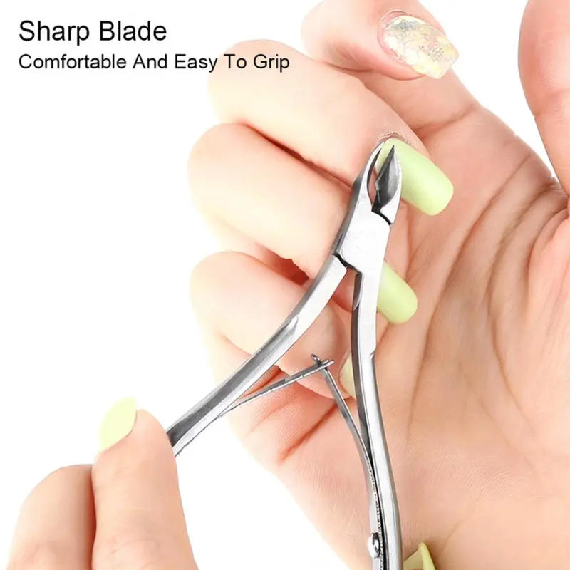 Description Picture 6 of itemNail Cuticle Scissors Set Stainless Steel Manicure Pedicure Tools Dead Skin Pusher Clippers Trimmer Nail Files UV Polish Remover