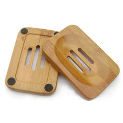 Soap Box Natural Bamboo Dishes Bath Soap Holder Bamboo Case Tray Wooden Prevent Mildew Drain Box Bathroom Washroom Tools